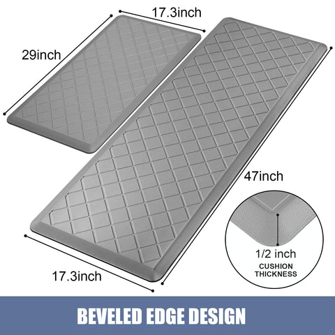 WEZVIX alfombrilla cocina antideslizante con borde para estabilidad en cualquier superficie