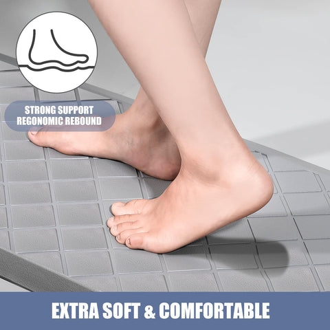 WEZVIX alfombrilla cocina espuma ergonómica para mayor soporte de pie