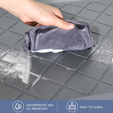 WEZVIX alfombrilla cocina fácil limpieza, superficie resistente a manchas