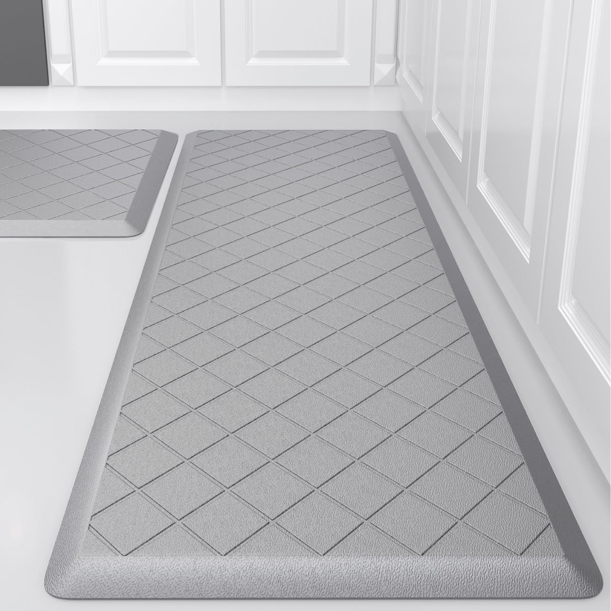 WEZVIX alfombrilla cocina ergonómica 2 piezas para mayor comodidad al estar de pie