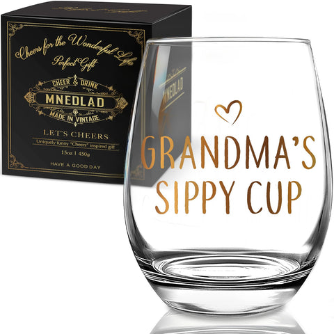 Vaso de vino sin tallo de WFFW, cómodo y estable para su uso diario.