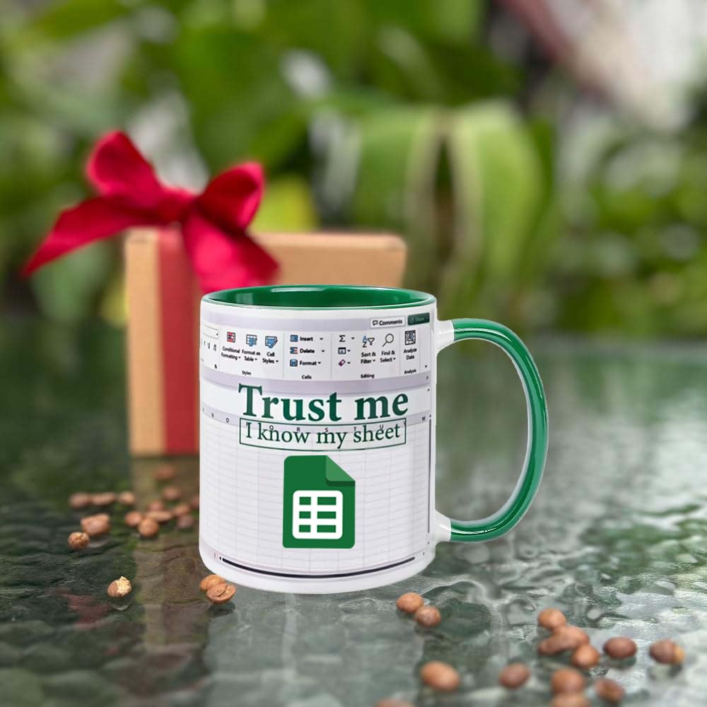 Taza WFFW Excel detalle de impresión de alta definición.