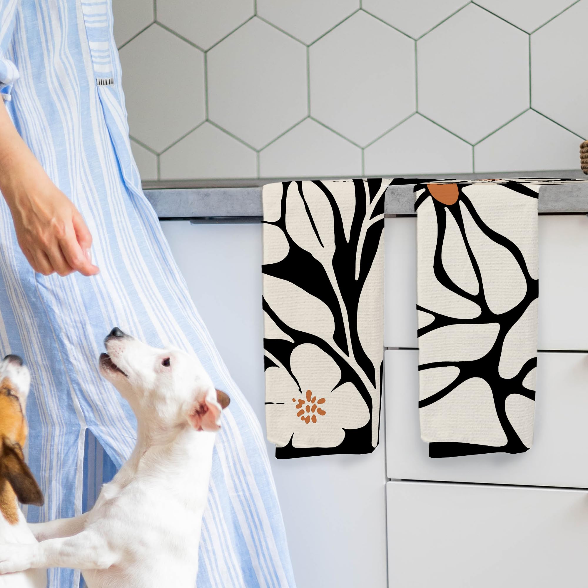WFSM toallas decorativas bohemias, ideal para mostradores y repisas