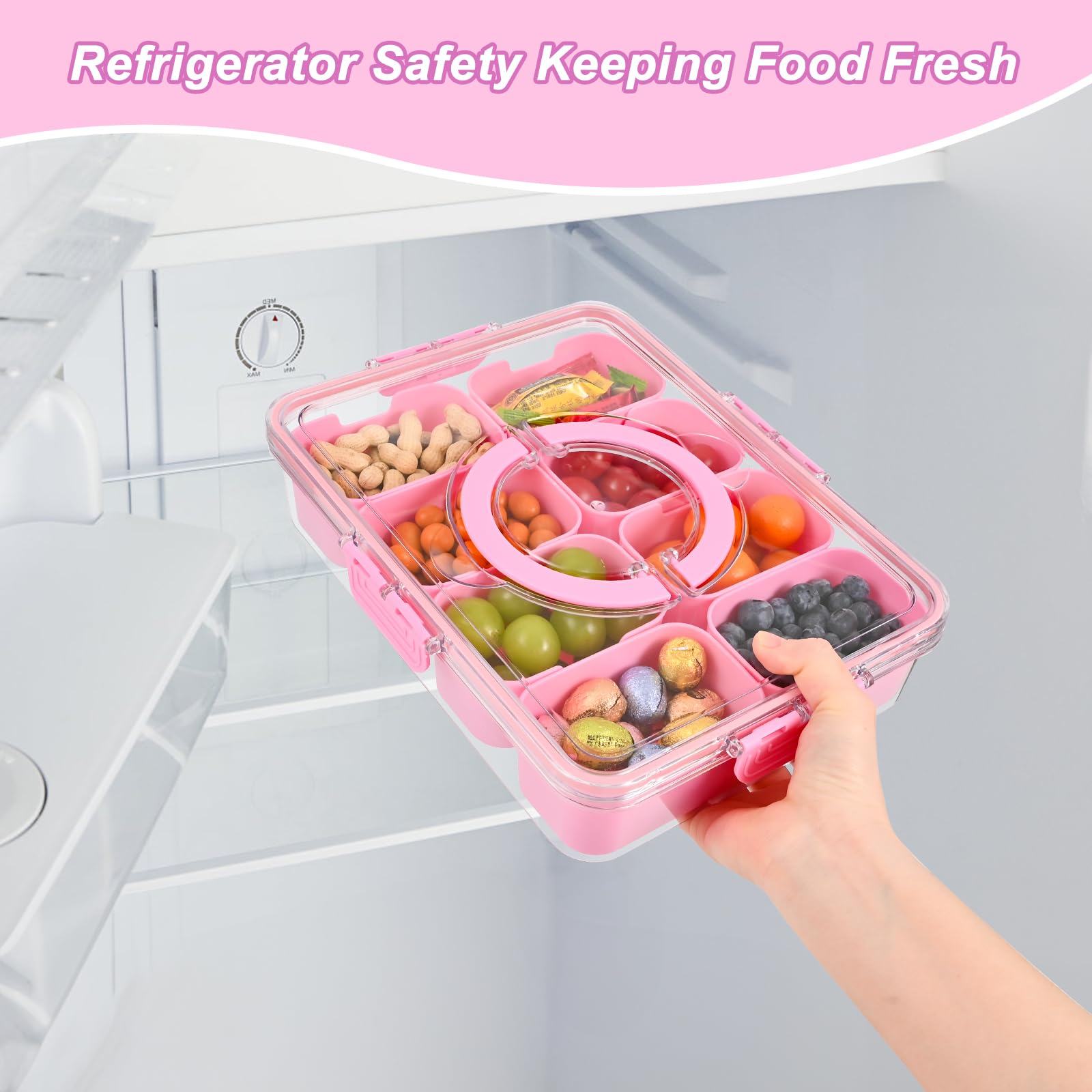 WGBP Snack Box: ocho secciones para separar snacks y frutas.
