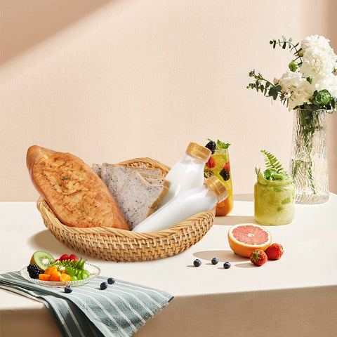 Whalehub cesto de almacenamiento para salón, estilo rústico y natural.