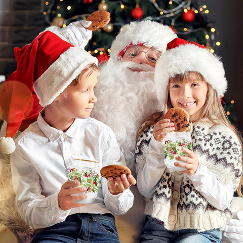 Whaline paquete de dos copas para regalos o reuniones familiares