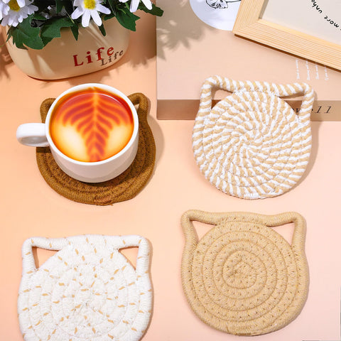 Whaline posavasos con soporte para almacenamiento incluido