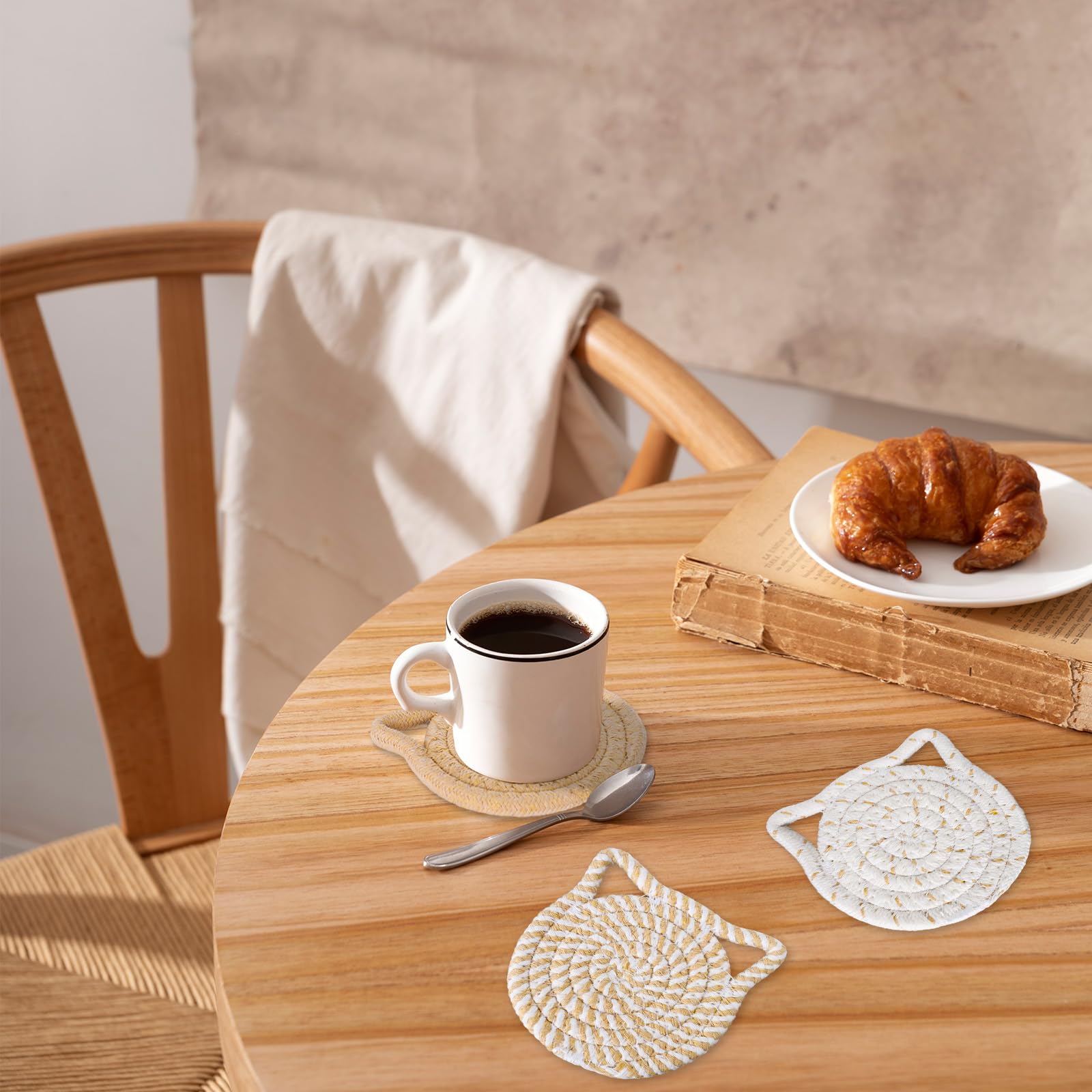 Whaline posavasos reutilizables para protección de mesa