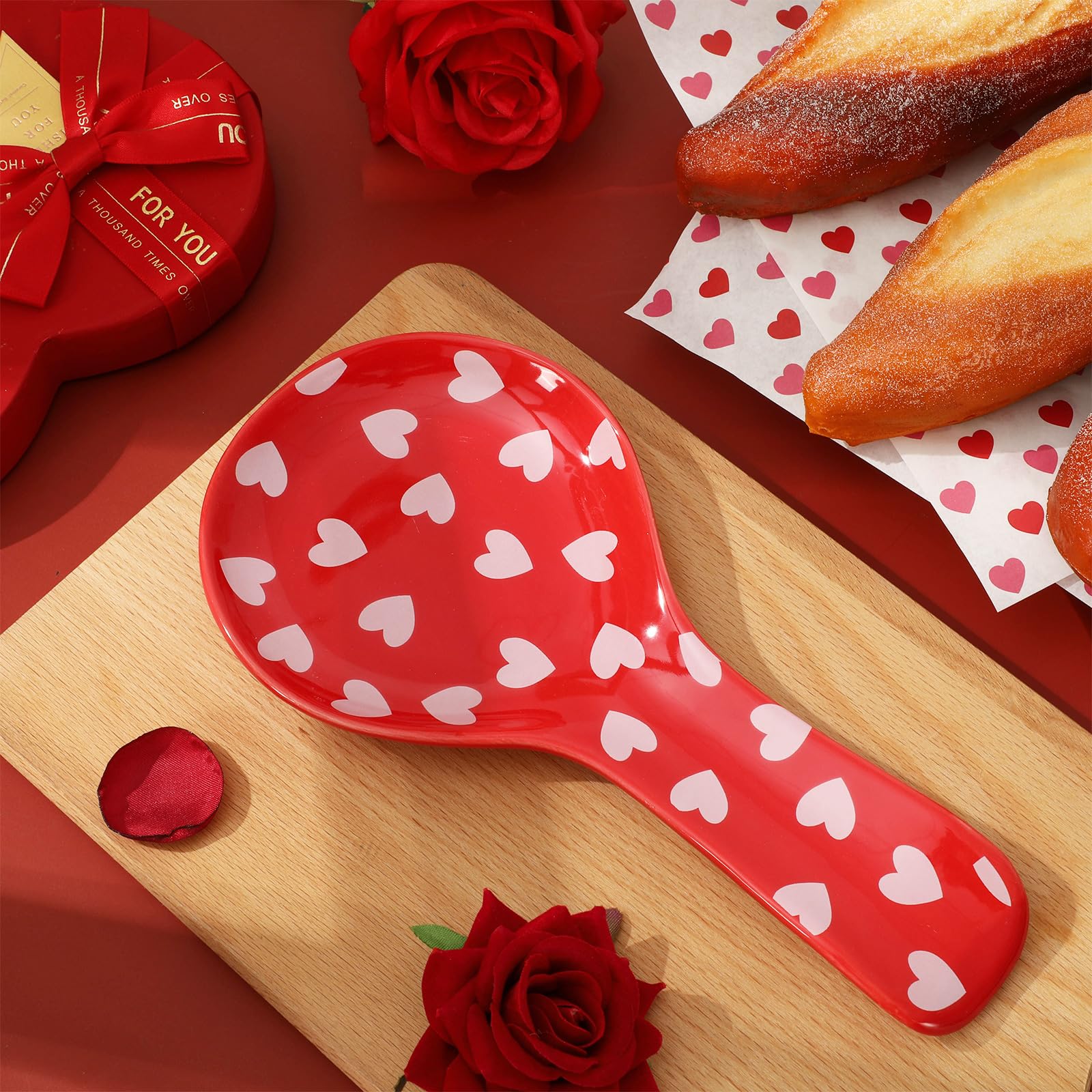 Whaline reposacucharas, diseño romántico en cerámica