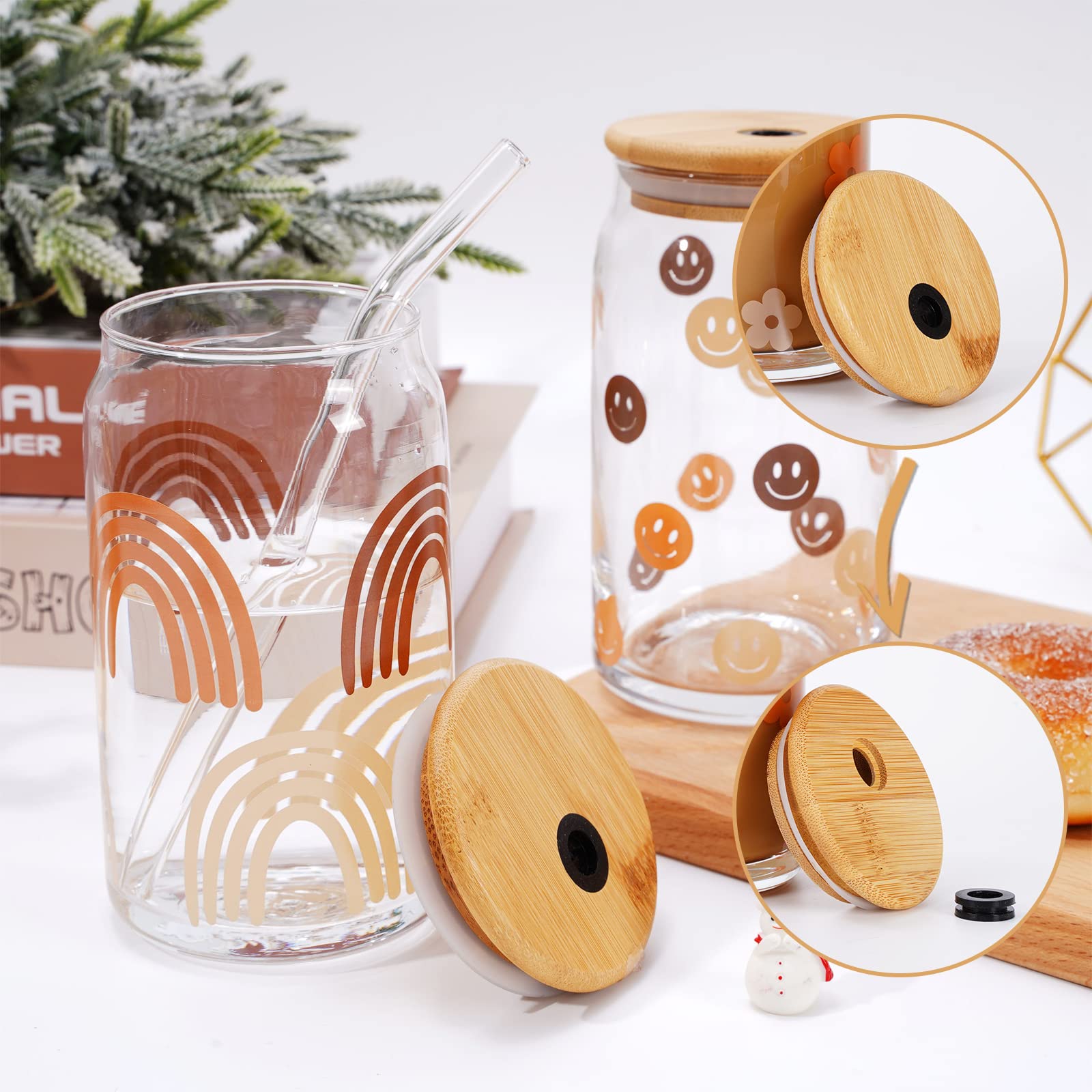 Whaline tapa de bambú para vaso, seguridad y estilo en cada bebida.