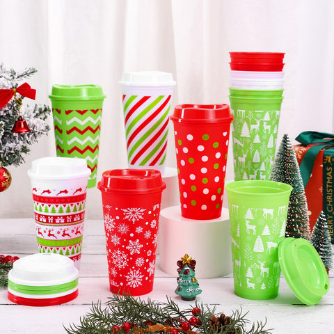 Whaline tapas para navidad, diseño festivo que previene derrames