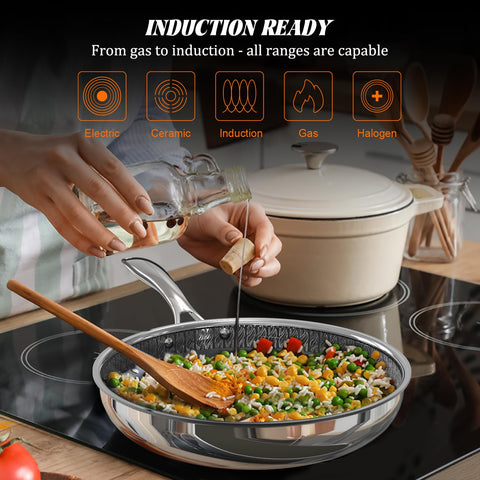 WhatsClad inducción: apta para inducción y otros tipos de cocinas.