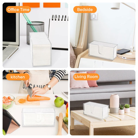 Whdiystella dispensador acrílico para hoteles y restaurantes ordenados.