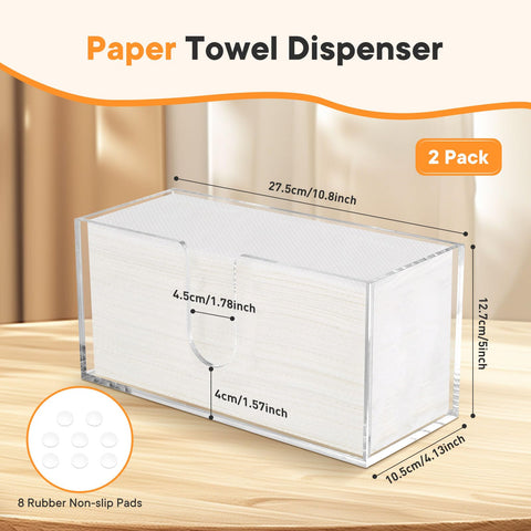 Whdiystella dispensador Z-fold, perfecto en cocinas pequeñas.