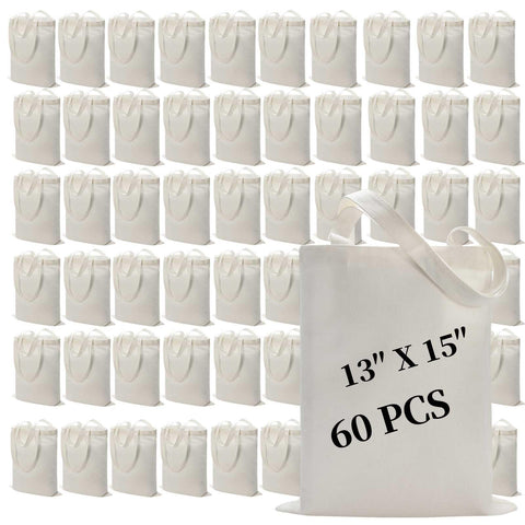 Bolsas de sublimación WHEATHUSK blancas, 60 unidades, ideales para transferencias de calor y manualidades.
