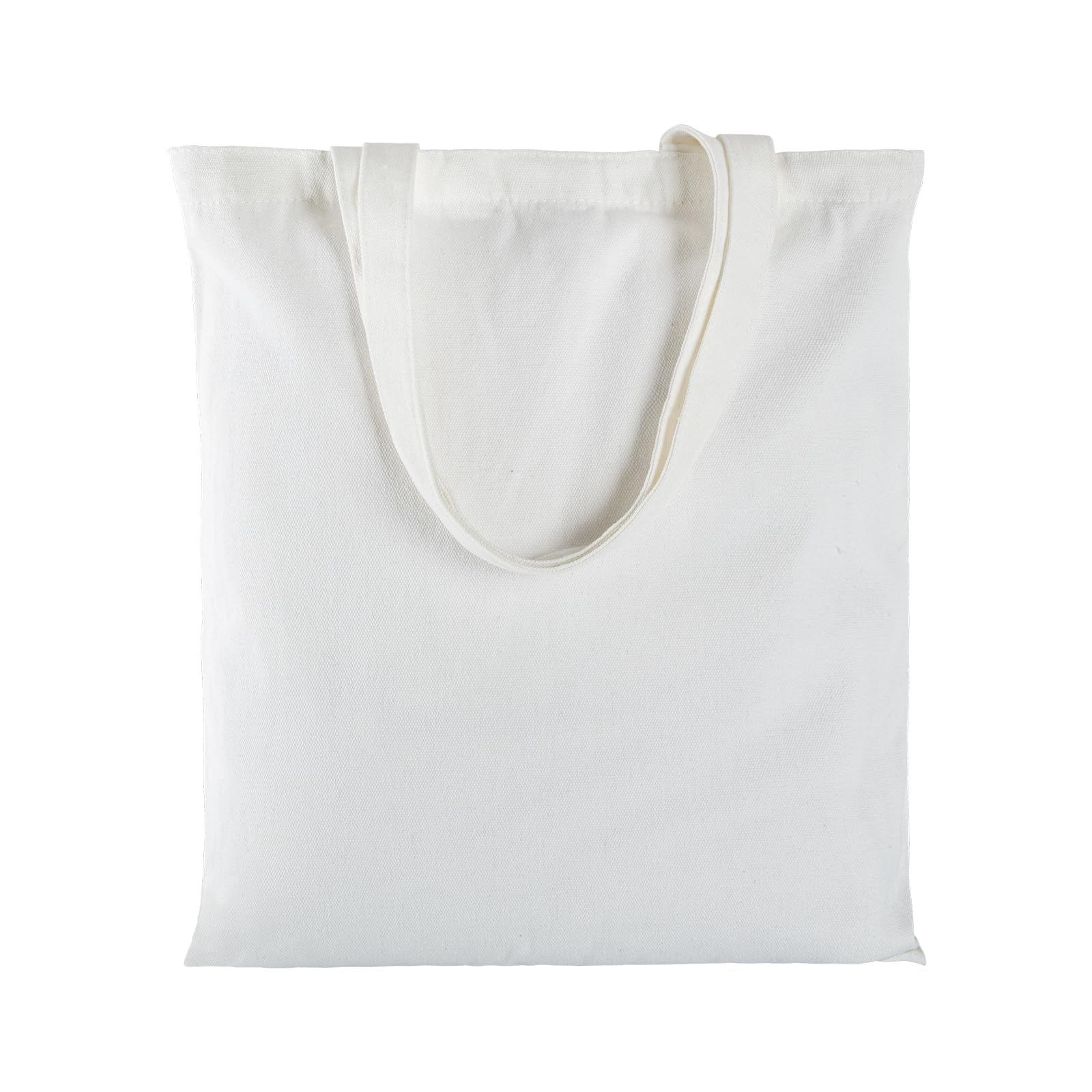 Bolsas WHEATHUSK de tela blancas de 13x15 pulgadas listas para personalizar con diseños.