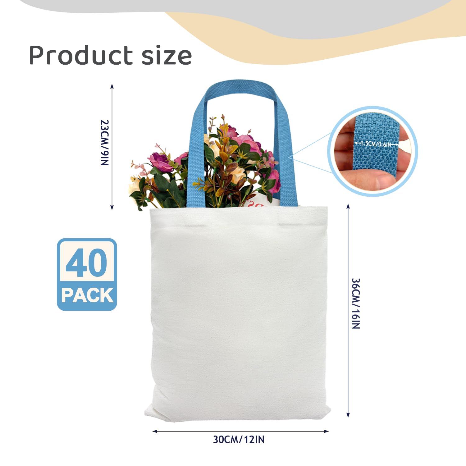 Bolsas tote WHEATHUSK con mangos en 20 colores, opción de personalización.