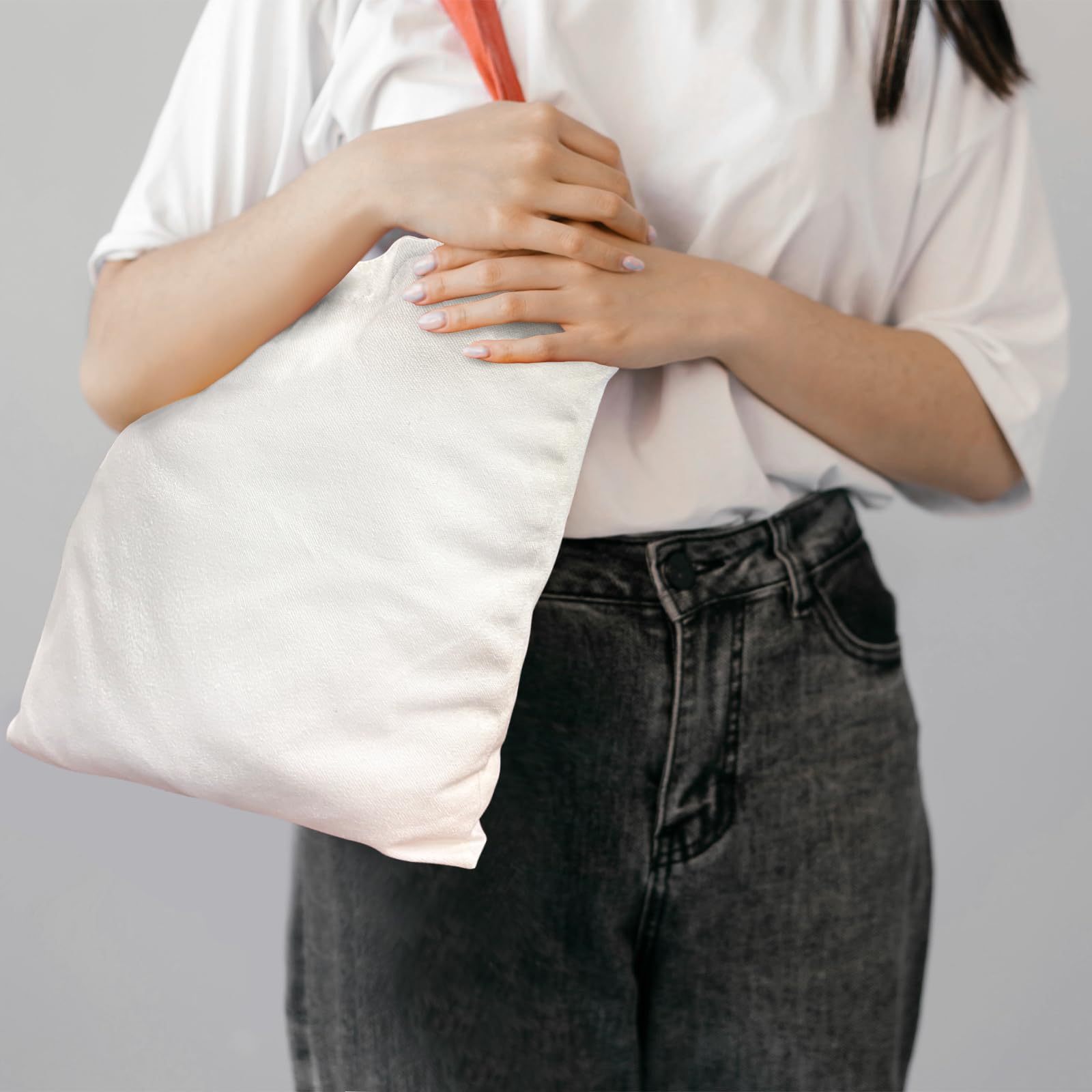 Paquete de 40 bolsas tote WHEATHUSK para proyectos DIY y personalización.