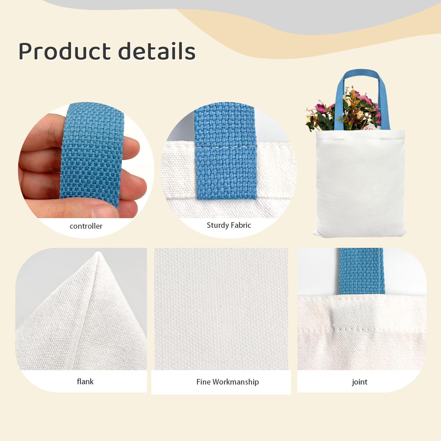 Uso multipropósito de la bolsa tote WHEATHUSK para eventos y regalos.