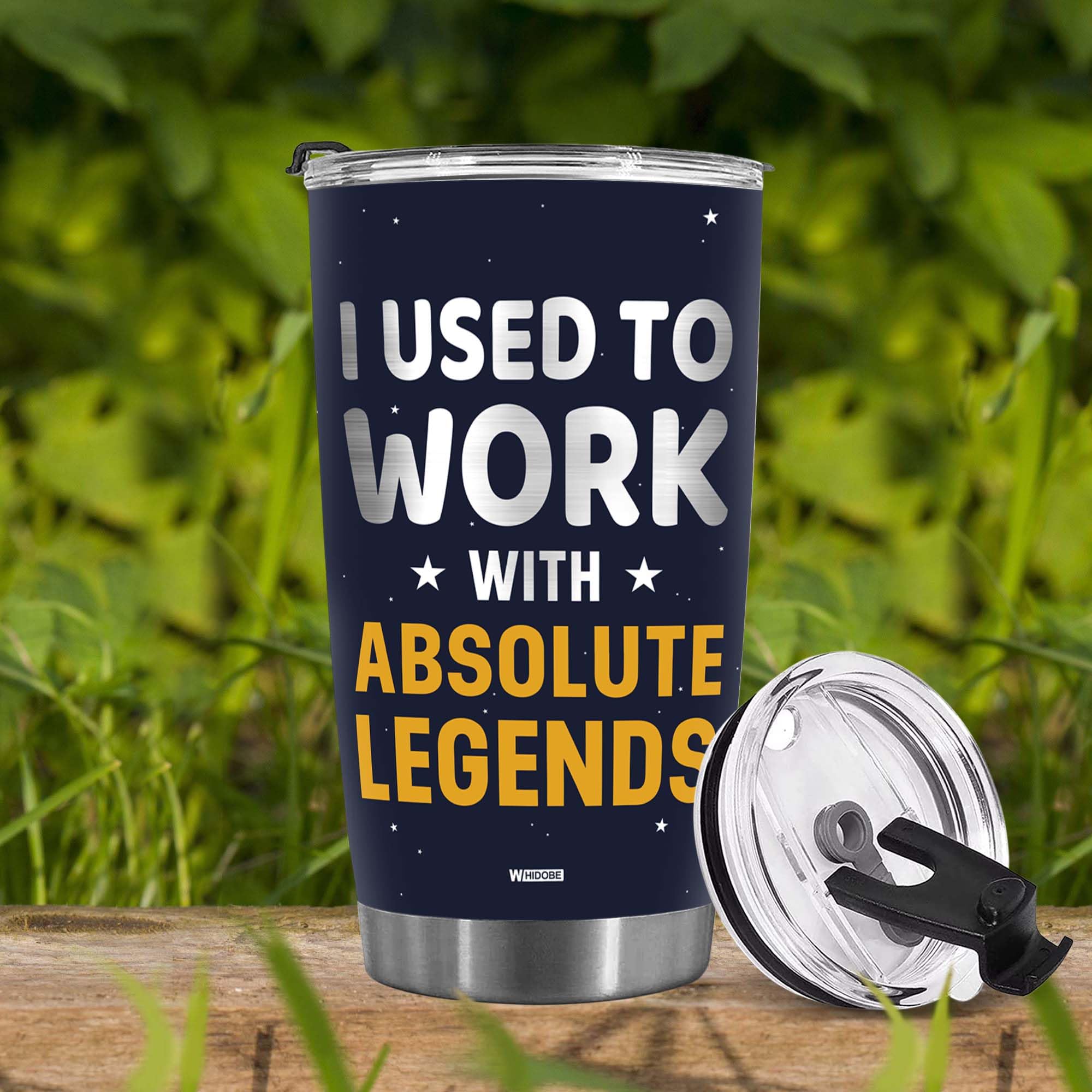 WHIDOBE retiro compañera: vaso termico ideal para pausas y bebidas frías o calientes.