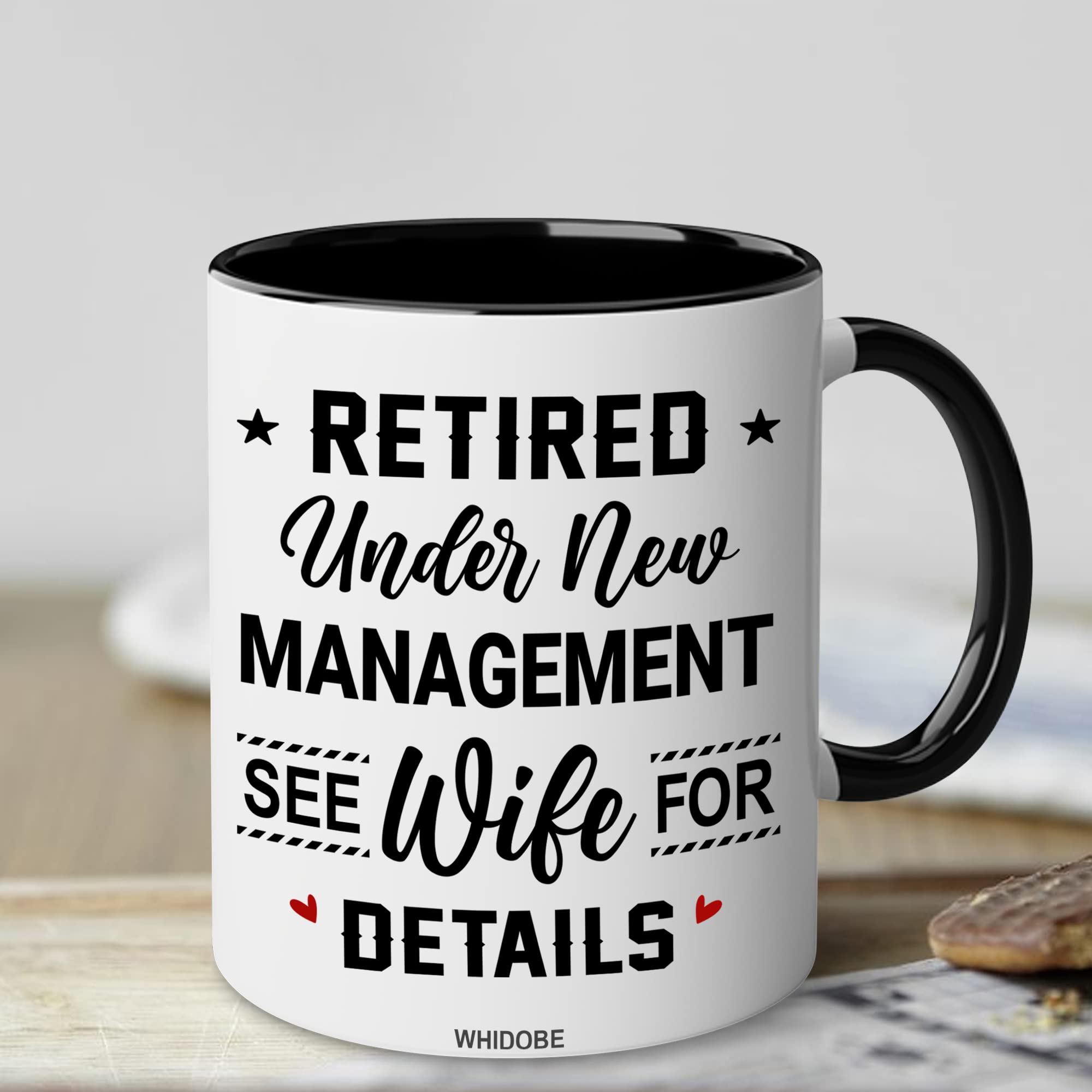 Taza WHIDOBE regalo de jubilación para compañero de trabajo