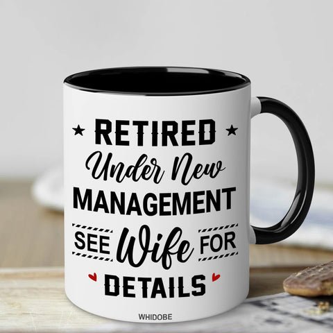 Taza WHIDOBE regalo de jubilación para compañero de trabajo