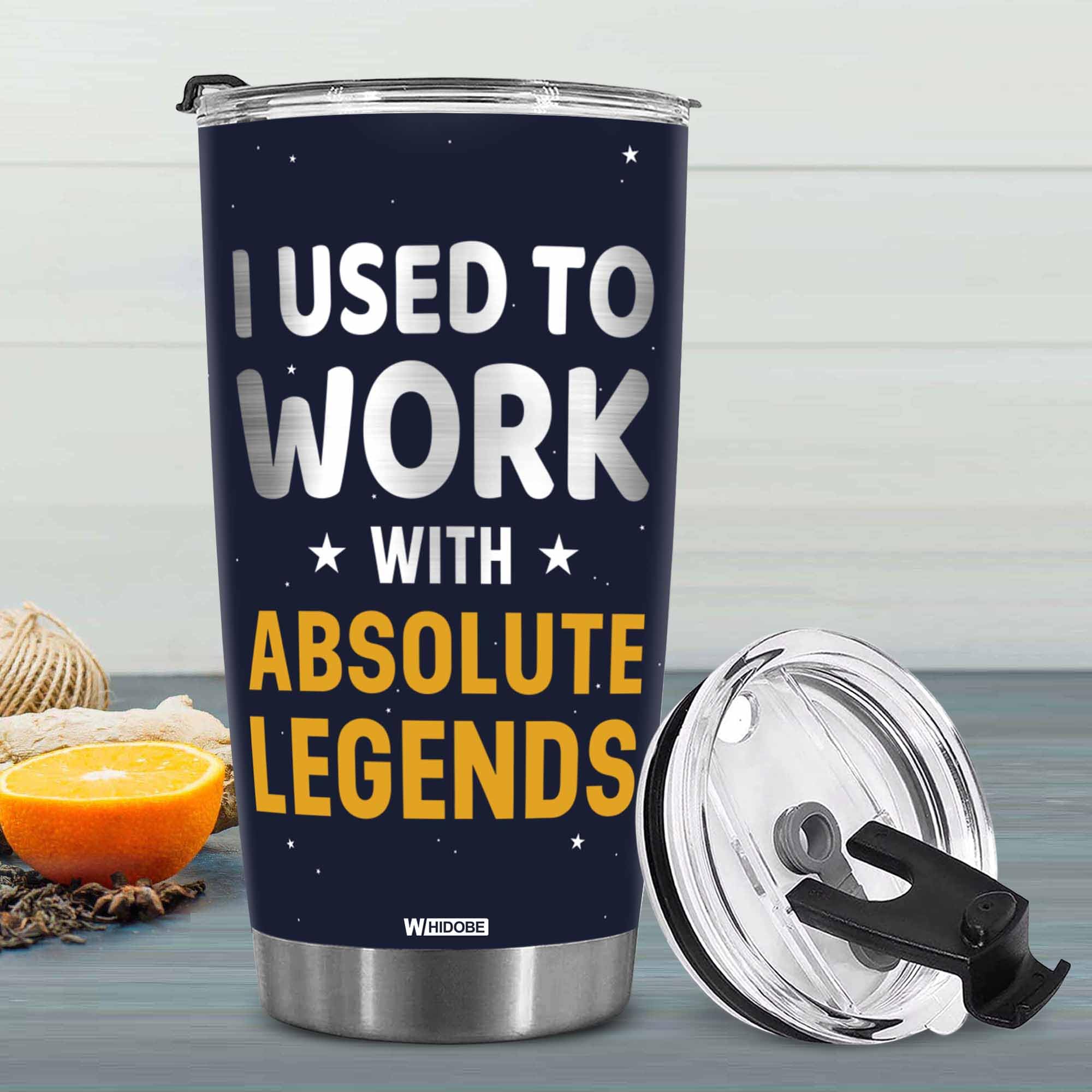 WHIDOBE regalo despedida: vaso termico para celebrar el fin de ciclo en el equipo.