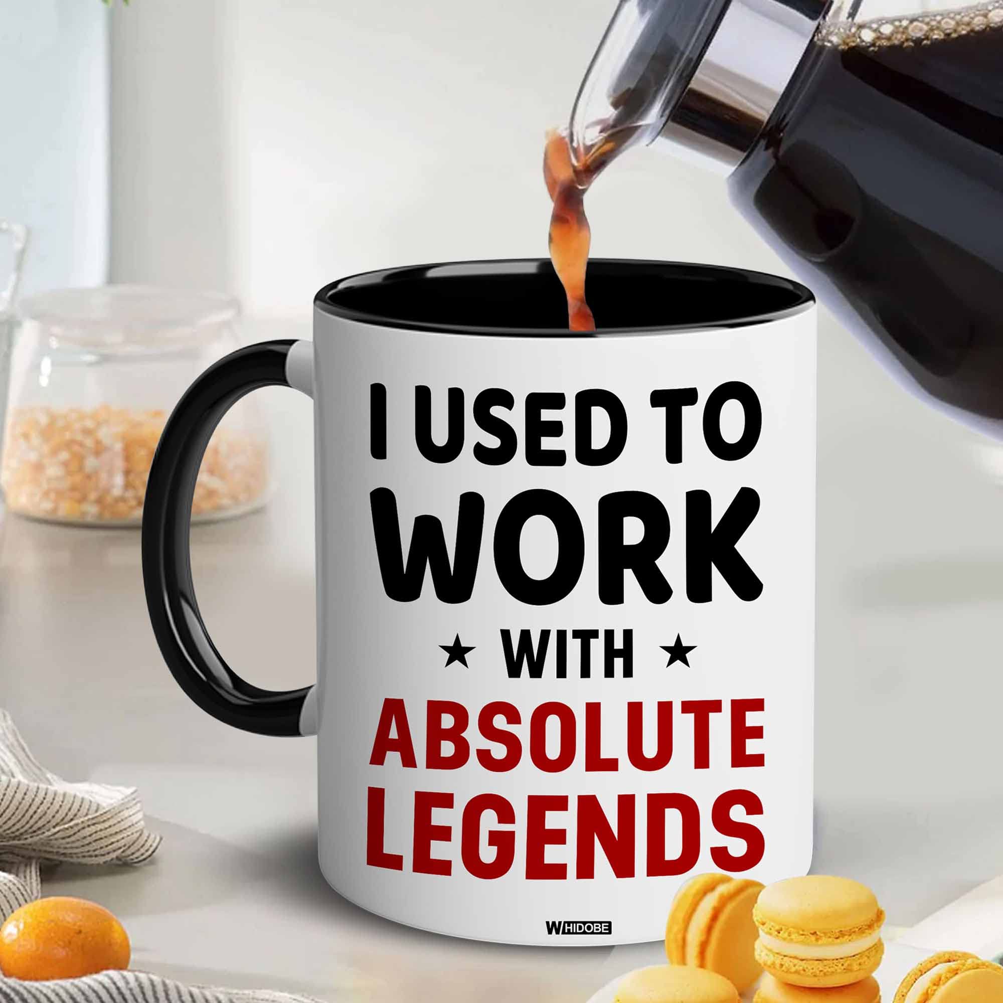 WHIDOBE taza café despedida equipo, acompaña la transición diaria.