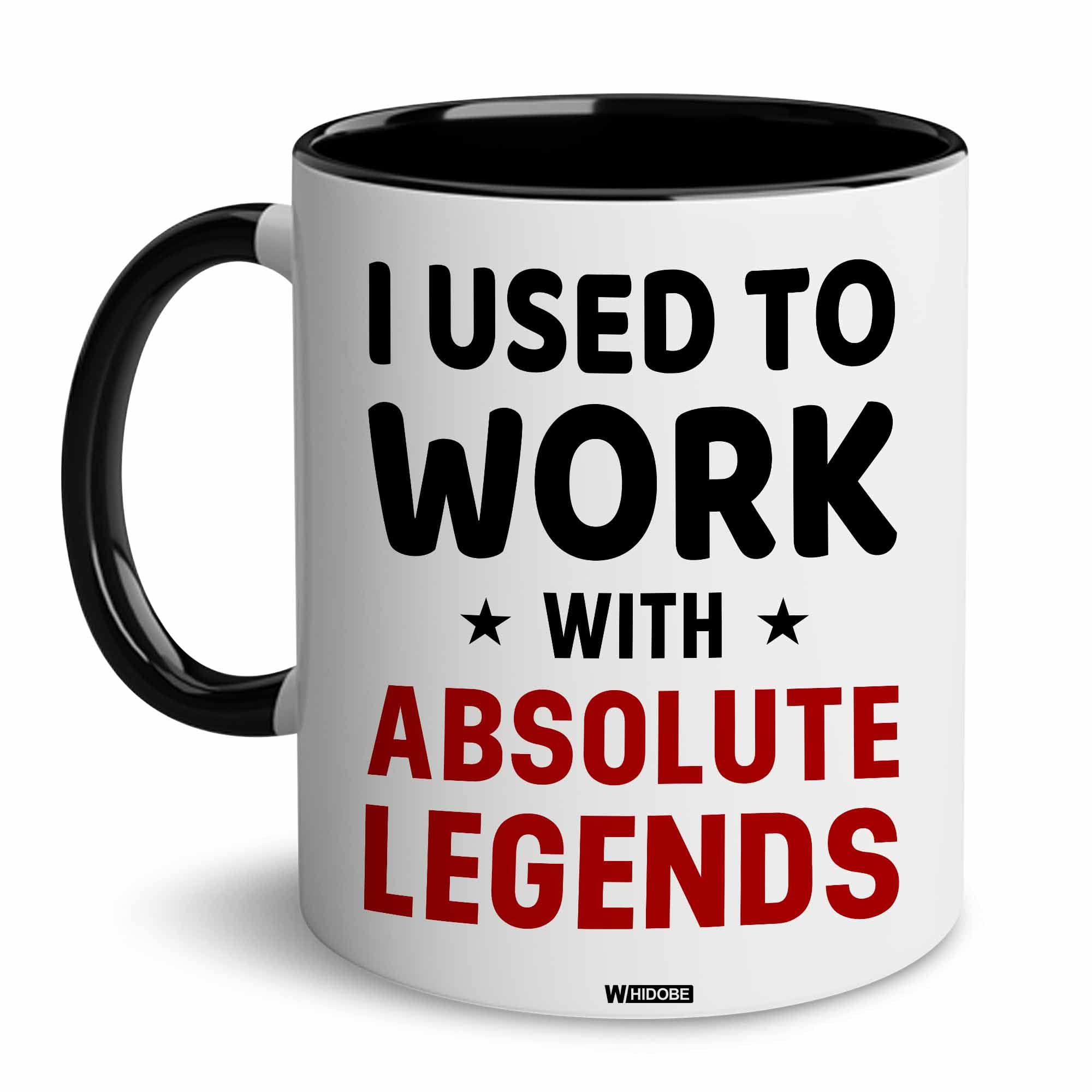 WHIDOBE taza despedida colega para recordar amistades y momentos compartidos.