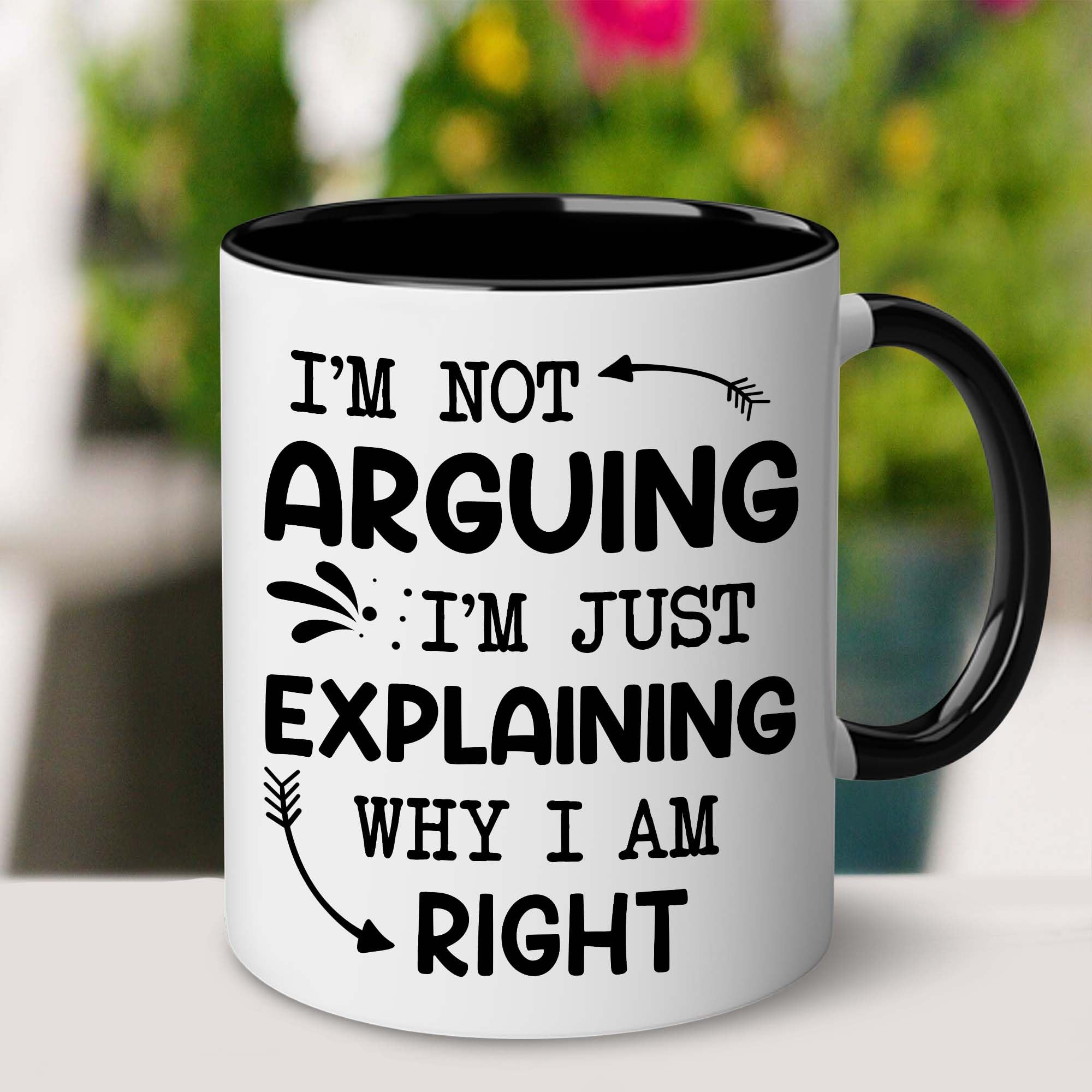 Taza WHIDOBE con frase divertida, perfecta para regalar en cualquier ocasión.