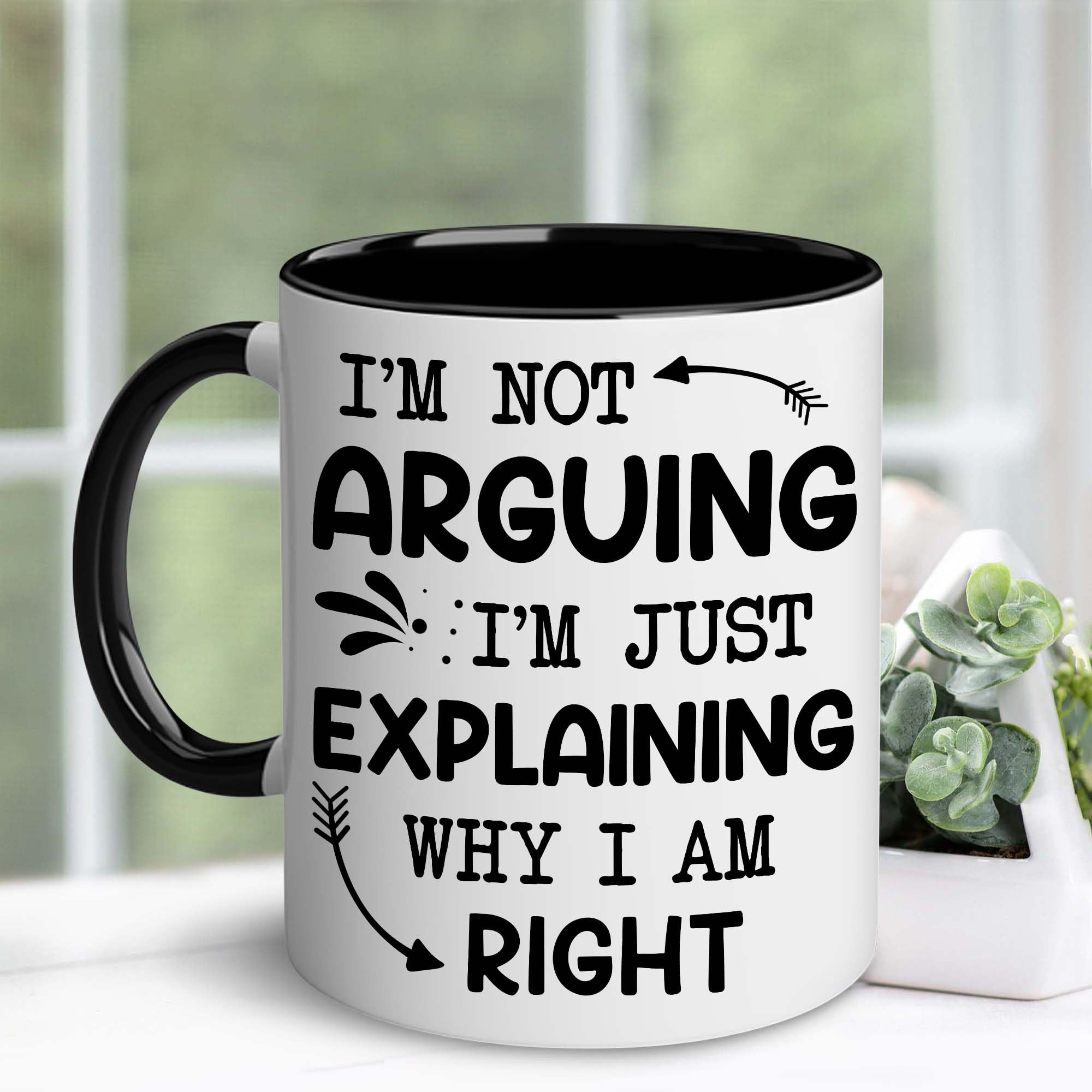 Taza regalo divertida WHIDOBE para amigos y familiares, conversación garantizada.