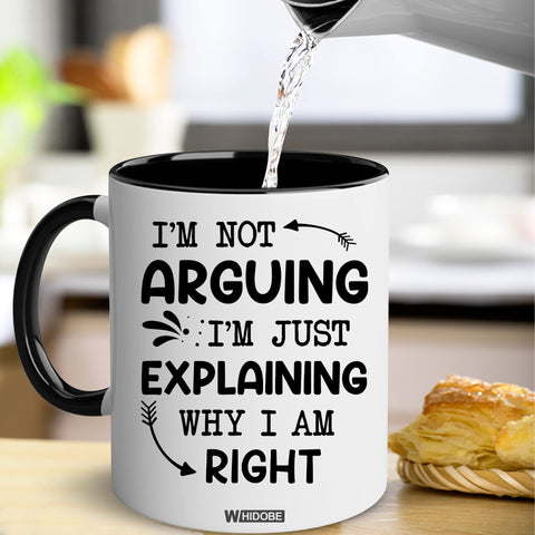 Taza WHIDOBE apta para microondas y lavavajillas para facilitar limpieza.