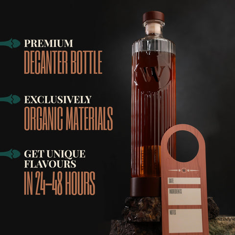 Whiskify kit de infusión whisky: descubre mezclas únicas en casa