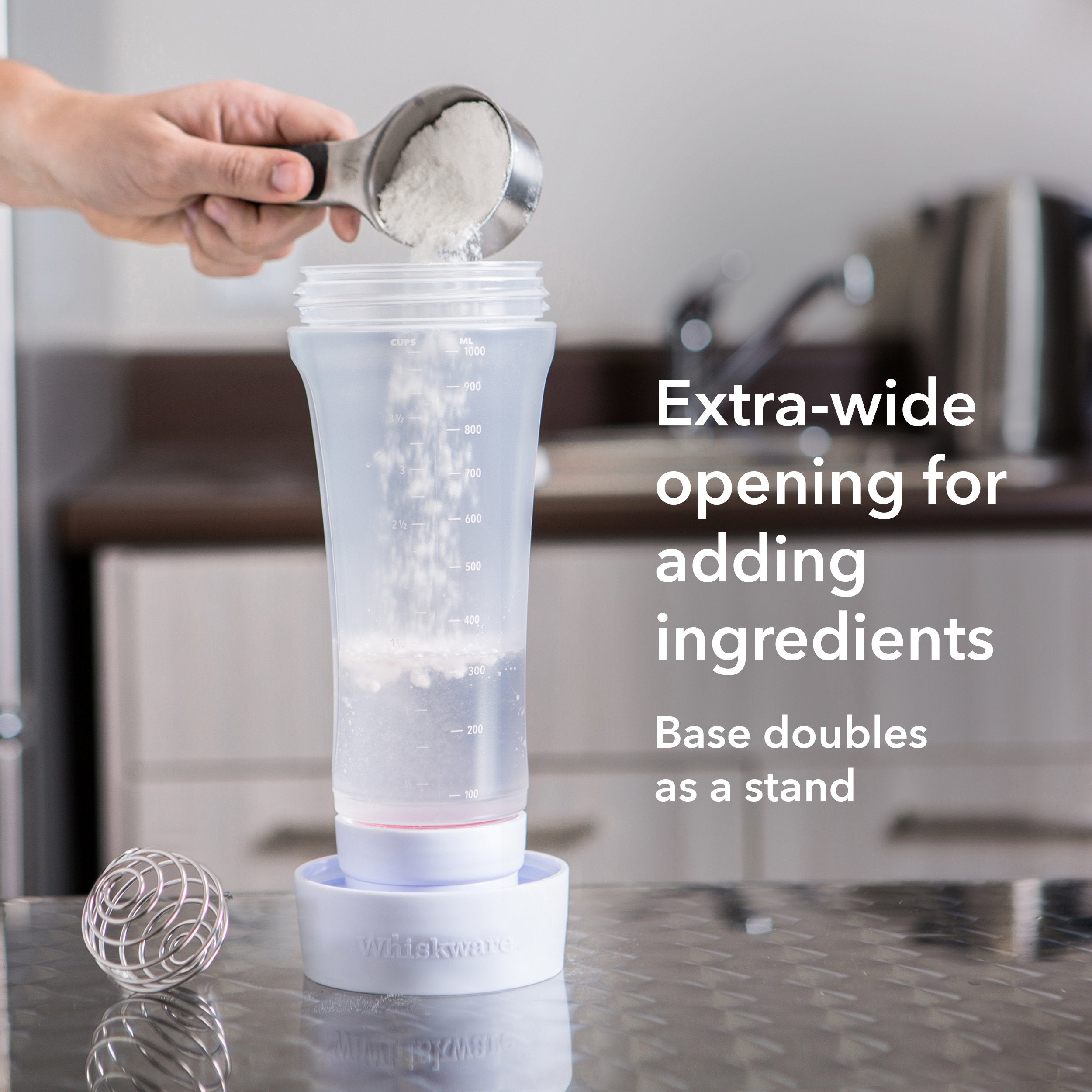 Whiskware foco en pico de silicona resistente al calor para verter con precisión