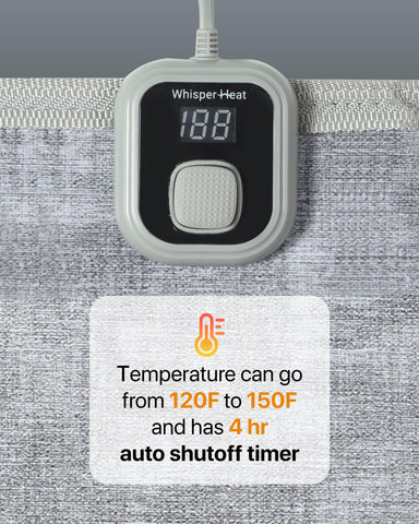 WHISPERHEAT ofrece seguridad avanzada con sobrecalentamiento y apagado automático
