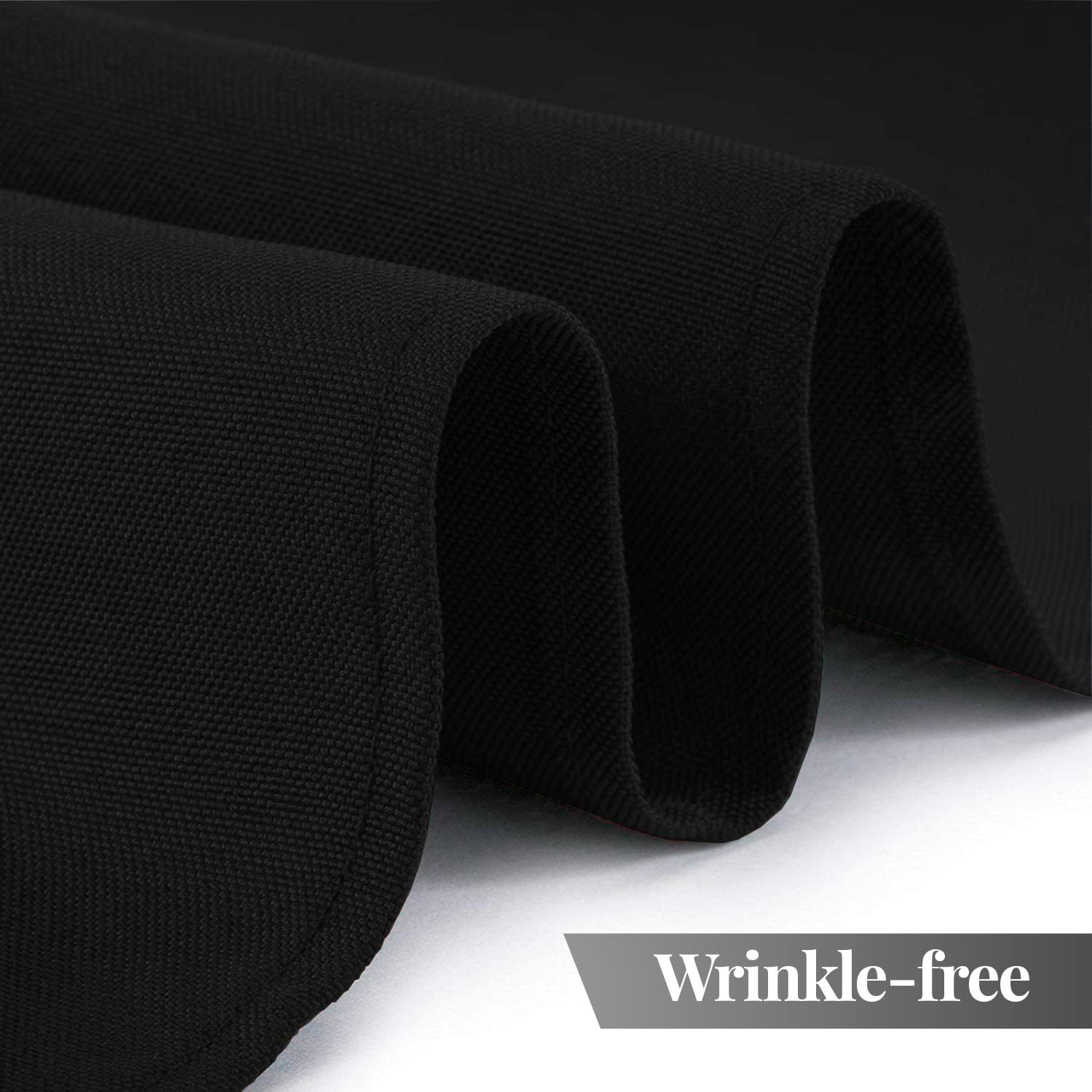 Textura de poliéster 180gsm de White Classic WEALUXE, duradera y de aspecto sólido.