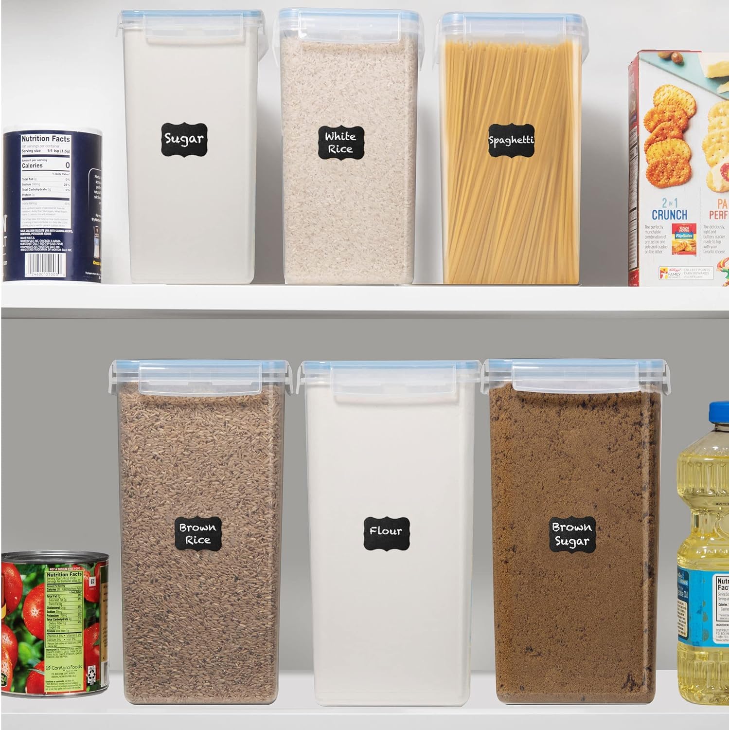 White Feather Supplies: perfecto para harina, azúcar y granos al por mayor