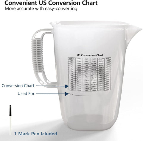 WhiteRhino marcaciones en relieve oz-ml para lectura rápida y precisa.