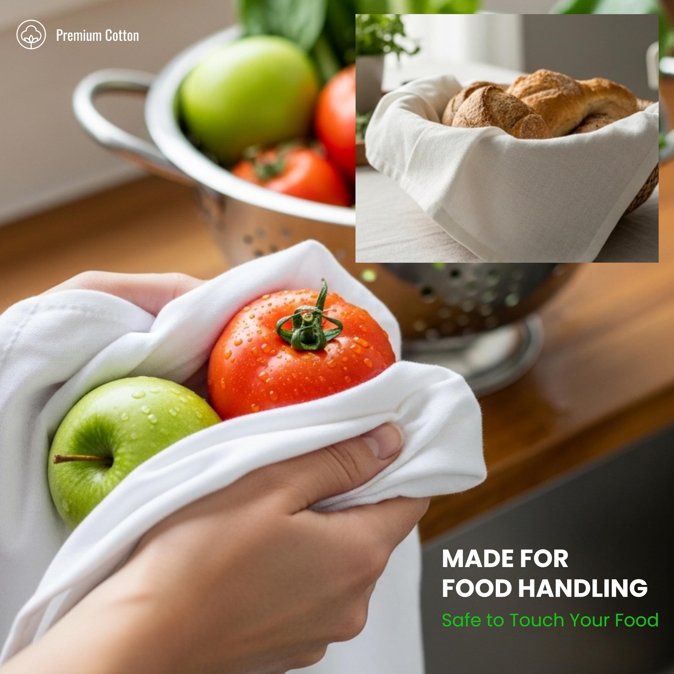 WHITEWRAP paños aptos para lavadora que mantienen suavidad tras lavado
