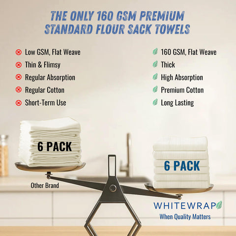WHITEWRAP toallas para bordado y proyectos manuales creativos