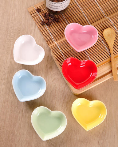 WHJY cerámica rosa en forma de corazón, ideal para regalo