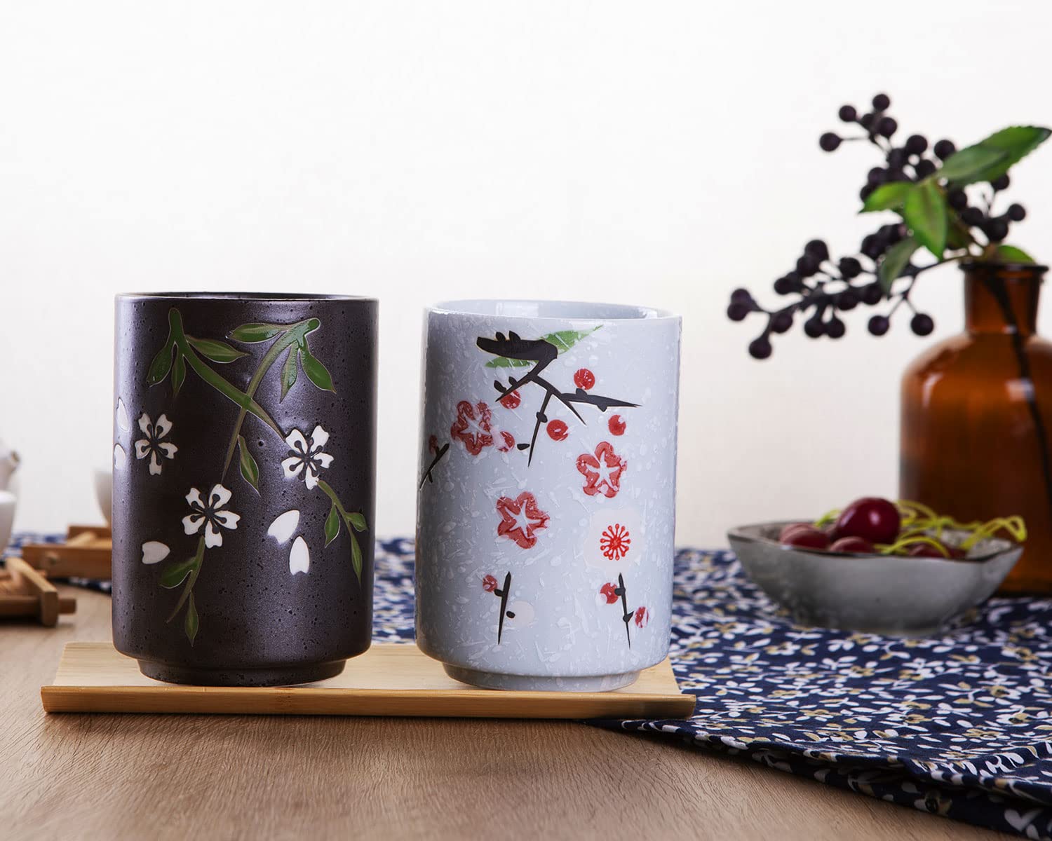 WHJY set de 2 tazas, tamaño 300 ml, buena para ceremonias de té