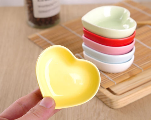 WHJY tazones cerámicos rosa para sushi, prácticos y decorativos