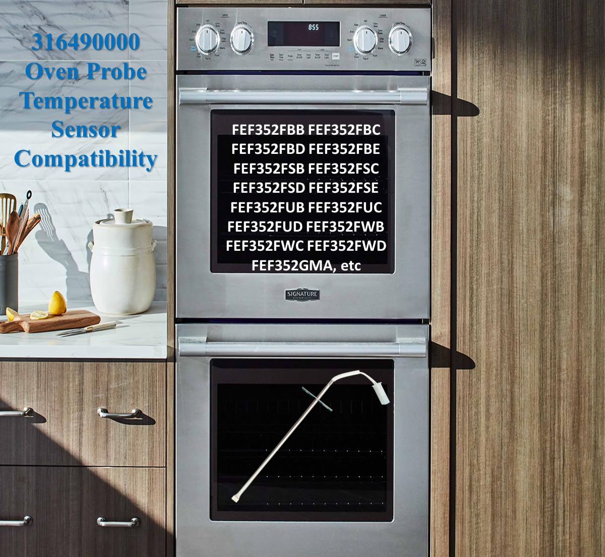 Compatibilidad Frigidaire LFEF3018TWA con sonda de repuesto