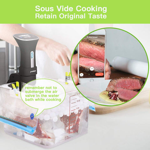 Accesorios WHX: pinzas de sellado e imanes para mayor practicidad.