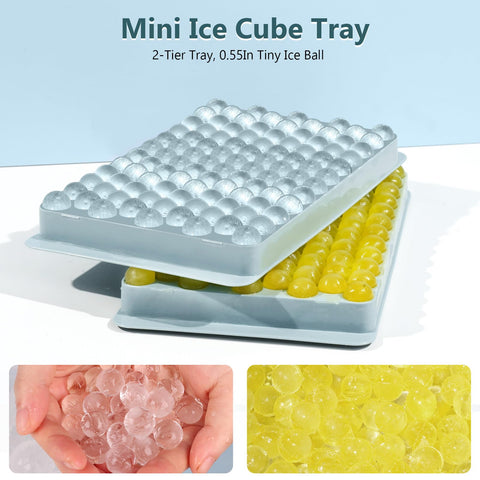 Ideales para café y frappés, hielo en forma ideal.
