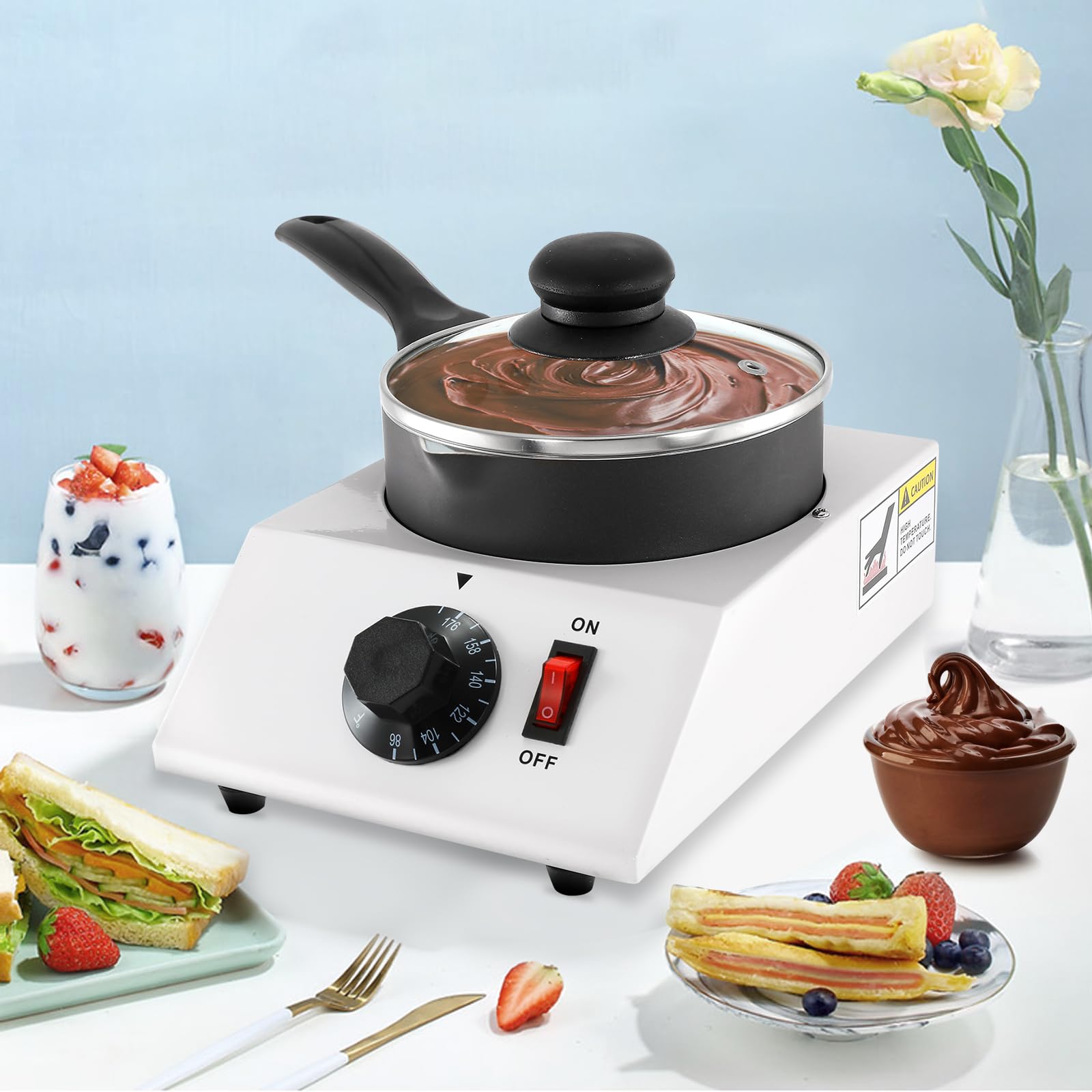 WICHEMI Limpieza rápida gracias a la olla desmontable.