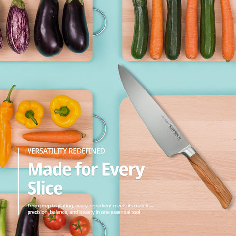 Versatilidad para carne, verduras y hierbas con una sola herramienta.