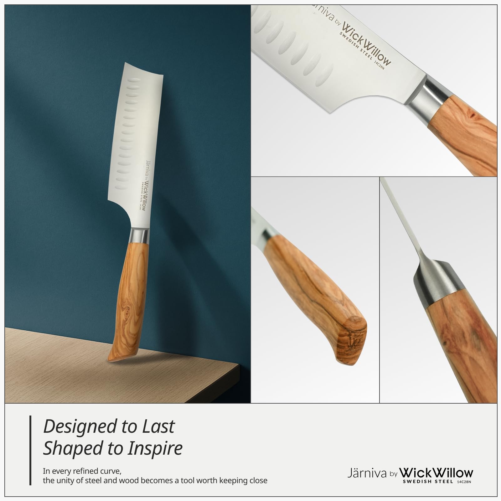 Nakiri Wickwillow en acción: corte limpio de verduras variadas