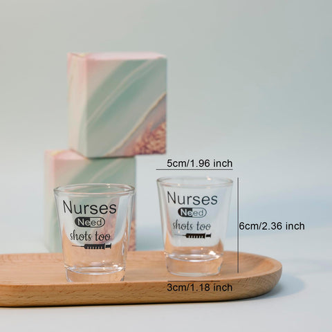 Vaso de shot WideAL para enfermera, juego de 2 unidades.